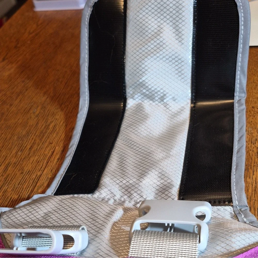 ThinkPet Adjustable Padded Reflective vest Dog Harness Purple Gray L